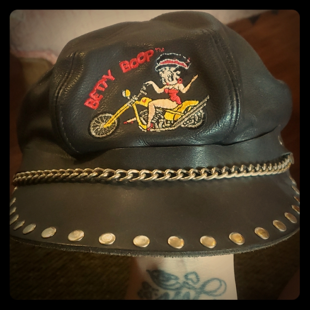 Betty Boop Collectible Biker Hat - Adjustable